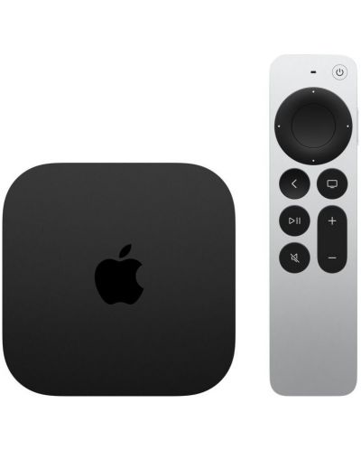 Мултимедиен плейър Apple - Apple TV 4K 2022, 64GB, черен/сив - 1